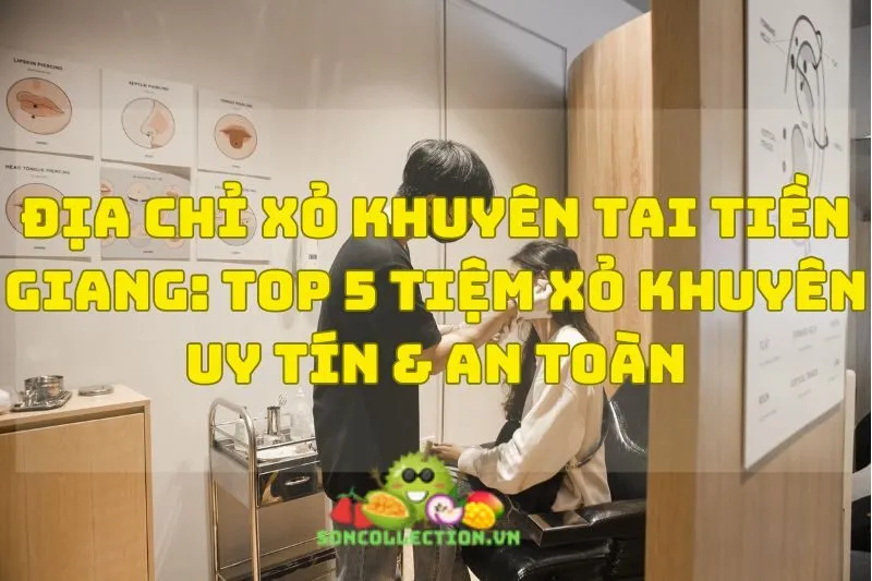 Địa chỉ xỏ khuyên tai Tiền Giang: Top 5 Tiệm Xỏ Khuyên Uy Tín & An Toàn