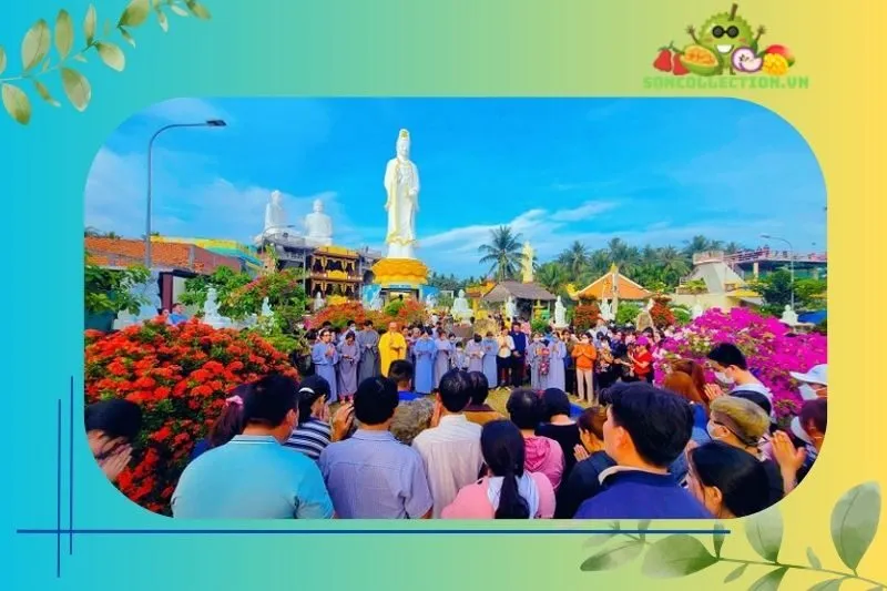 Hoạt động tâm linh và lễ hội tại Tượng Mẹ Nam Hải